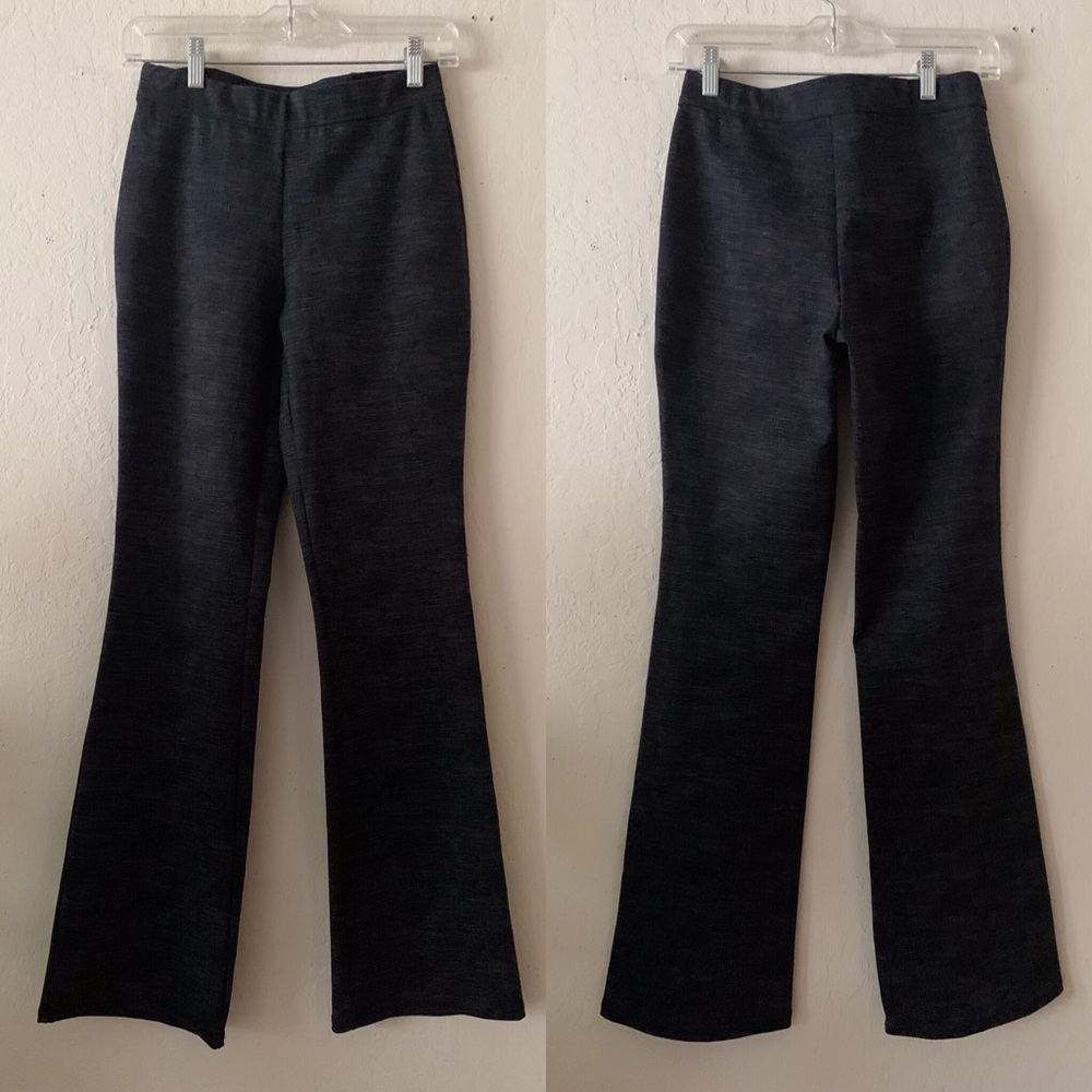 Studio M Pull-On Stretch Bootcut Pants 
Gray Sz XS